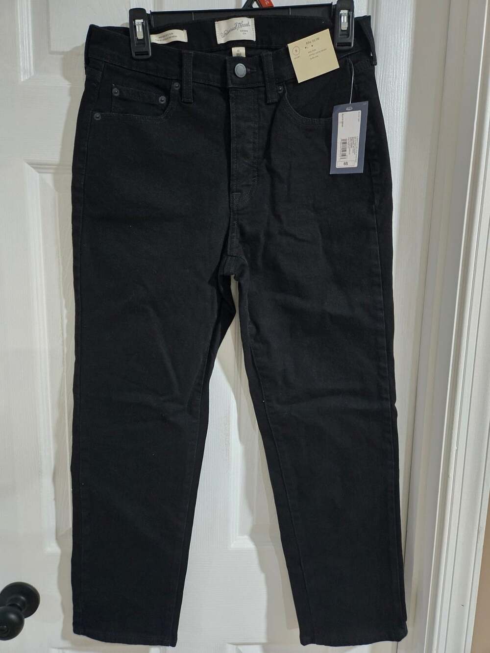 Universal Thread 80s Slim Jeans Size 8S Black Mid Rise